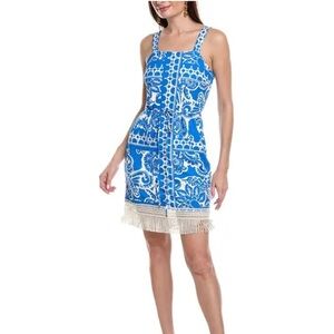 Tahari ASL Fringe Mini Dress